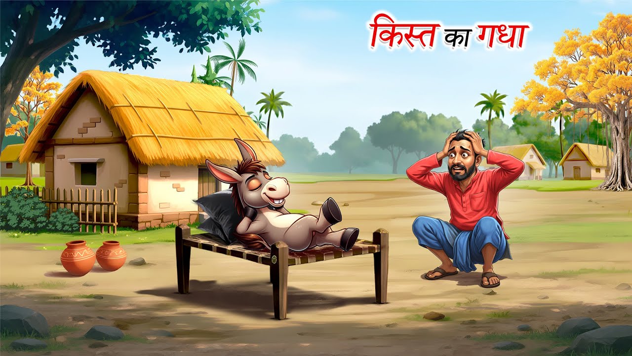 किस्तों पर गधा | Hindi Story | Moral Stories | Cartoon Story | Hindi Kahaniyan