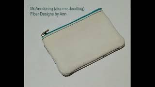 MeAnndering (aka me doodling)/Up-Cycling a Wallet