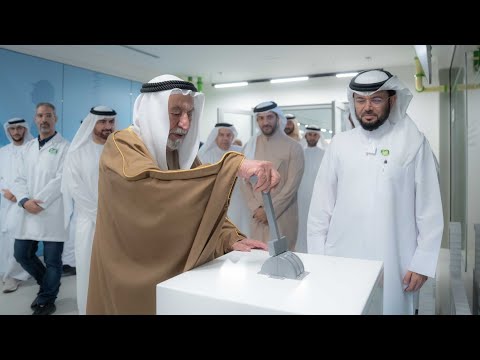 صاحب السمو حاكم الشارقة يفتتح مصنع مليحة للألبان ويتسلم شهادة تسجيل مزرعة مليحة في موسوعة غينيس