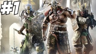 For Honor Gameplay Walkthrough Part 1 Multiplayer 4v4 PVP Let's Play Playthrough Review