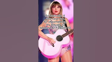 Swiftie math!
