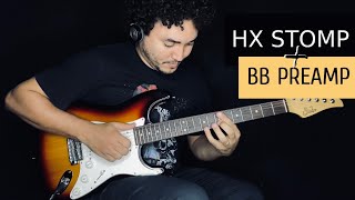 HX STOMP + Pedal BB Preamp/ IR SHUR Greenback 2/12 - Line 6 - Jocélio Silva