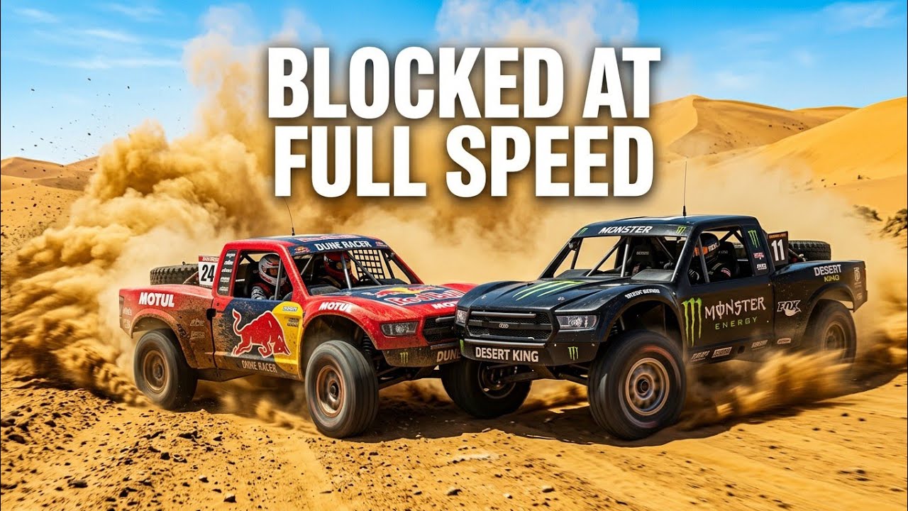 Extreme Racing Truck vs Desert Track | Cinematic 4K Speed Run #RacingTruck
