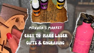 Unbelievably Easy To Make Laser Gifts - xTools M1  #monnersmarket #easydiys #laser #gifts #handmade