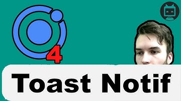 Ionic 4 Toast Notification Tutorial