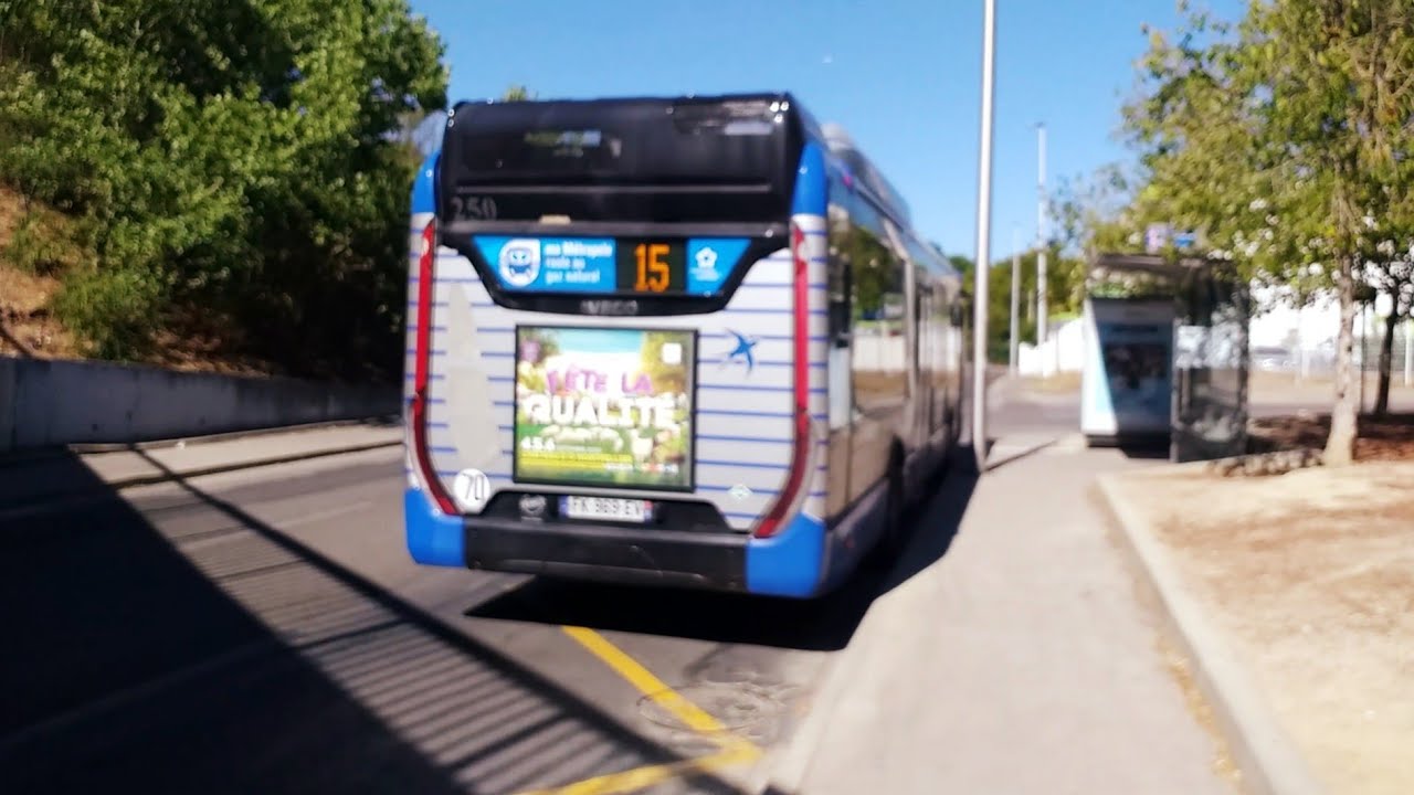 BUS TaM [Iveco Urbanway 12 n°250] Ligne 15 - Odysseum