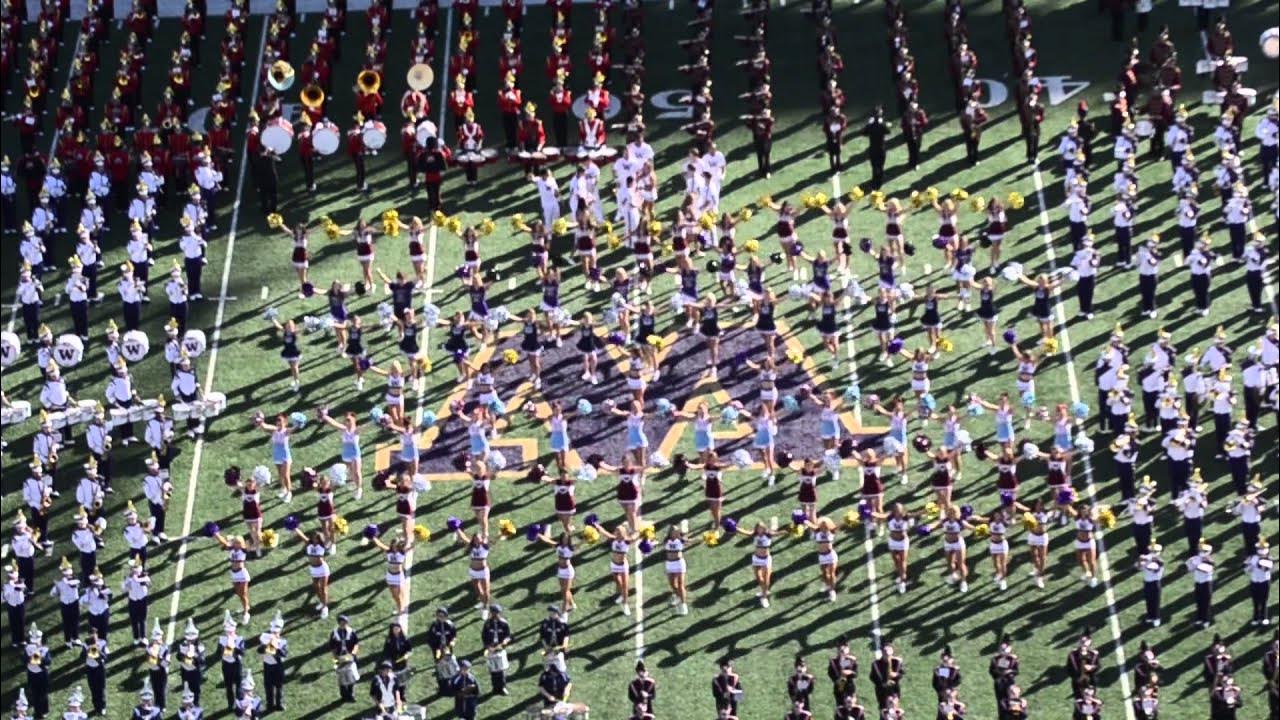 Husky Marching Band UW vs State Halftime "Husky Band Day" 9