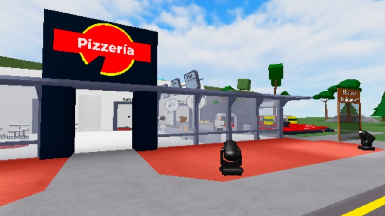Una Pizzer A En Roblox YouTube 