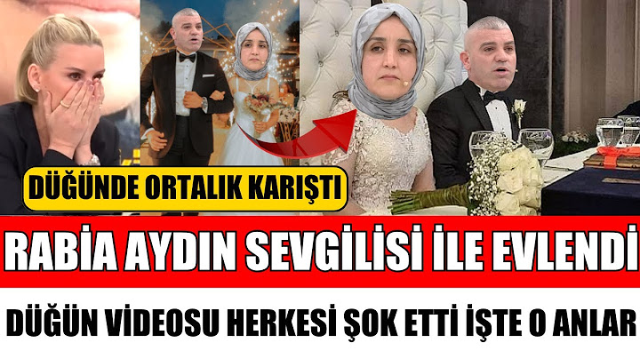 ESRA EROL’DA RABİA AYDIN VE SEVGİLİSİ ŞAHİN CANBERKLİ’NİN DÜĞÜN GÖRÜNTÜLERİ ŞOKE ETTİ PES ARTIK YA