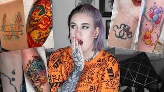 Reacting To My Subscribers First & Latest Tattoos