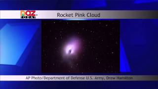 NASA Rocket Turns the Sky Pink