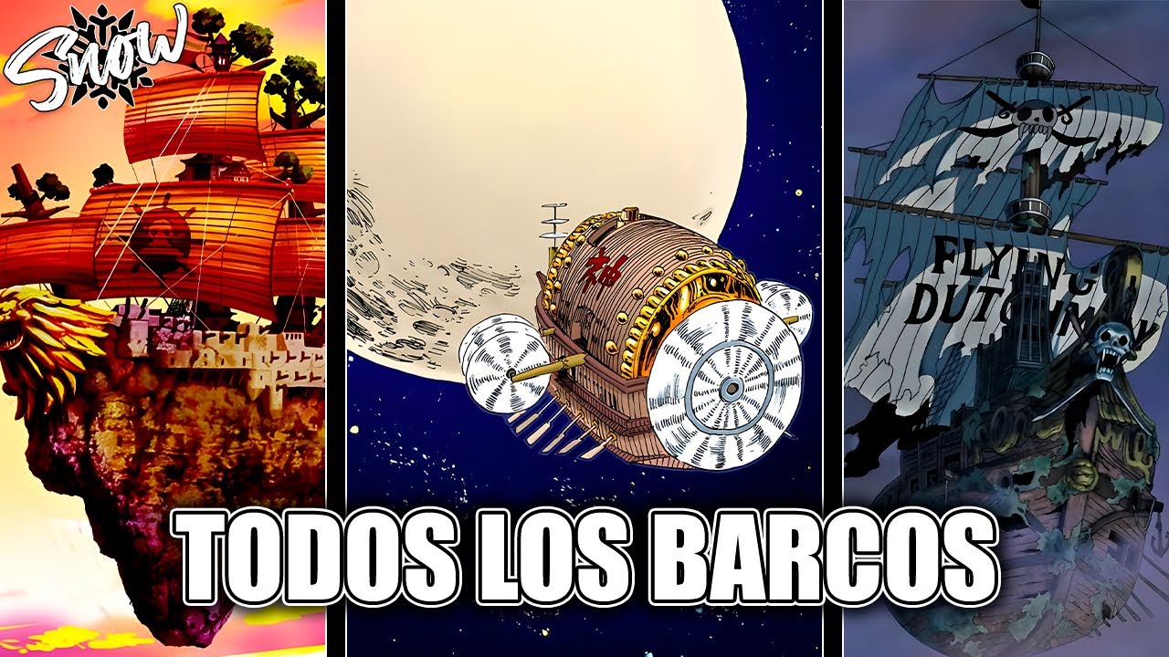 Todos Los Barcos en One Piece | Explicación Completa