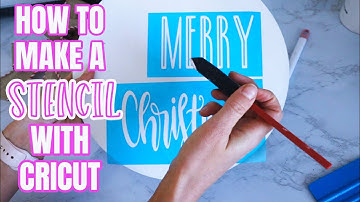 HOW TO MAKE A VINYL STENCIL STEP BY STEP WITH YOUR CRICUT MACHINE FOR BEGINNERS!