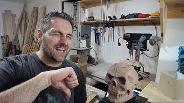 Sculpting Skull! Skullpture Part 2 (timelapse clay art sculpture)