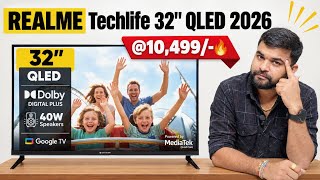 Realme Techlife 32 Inch Qled Google TV 2026 Unboxing and Review | Realme Techlife TV 2026
