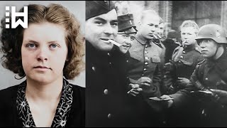 BESTIAL Nazi Collaborator Grethe Bartram -Danish Woman who BETRAYED her Husband and Brother to NAZIS