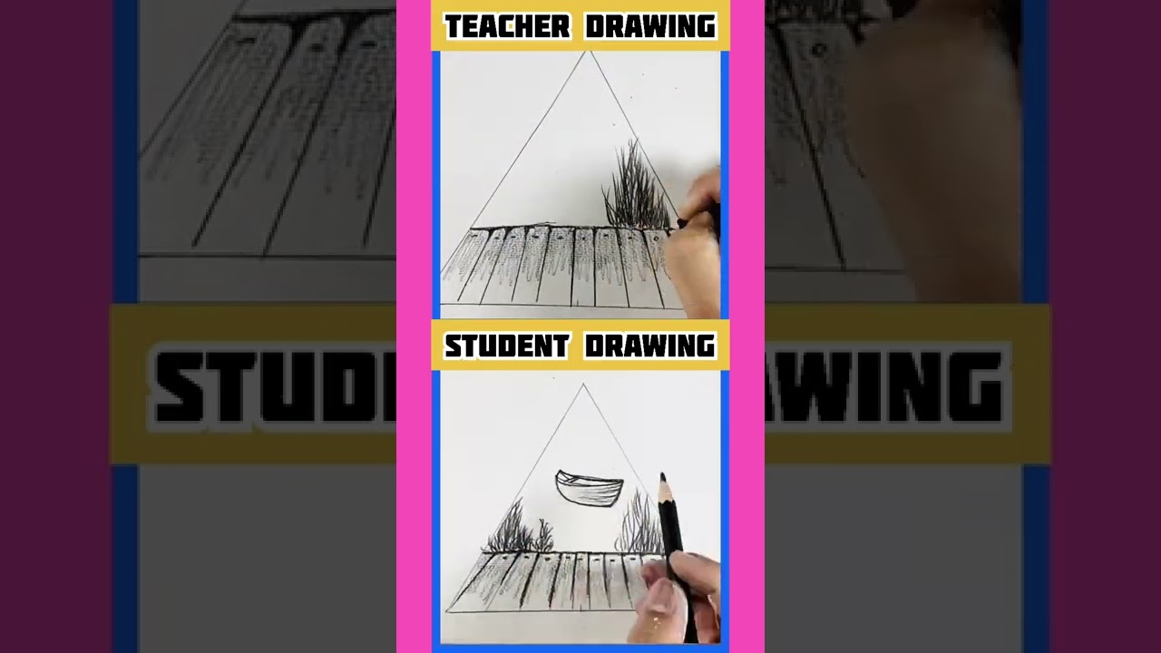 Teacher VS Student drawing challenge ! 