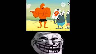 TROLL FACE ? Lamput Body Building #shorts