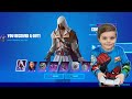 113,000 V-Bucks Spending Spree! Buying Me & My 8 Year Old Kid NEW TALES FROM THE ANIMUS Fortnite Set