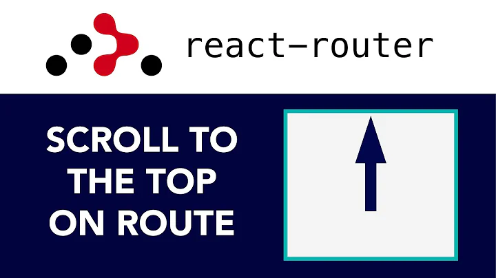 React Router Scroll To the Top On Route