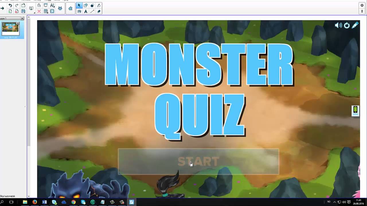 Monsterprøve/Monster quiz YouTube