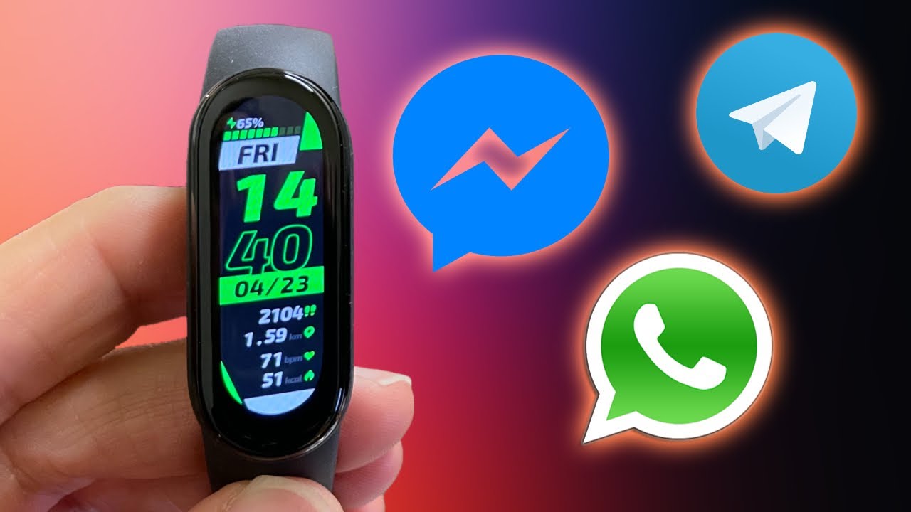 mi band 6 responder whatsapp