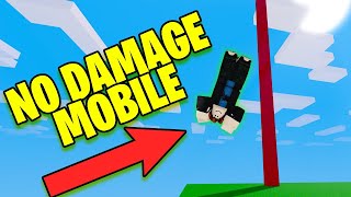 NO FALL DAMAGE GLITCH (mobile only) - Roblox Bedwars