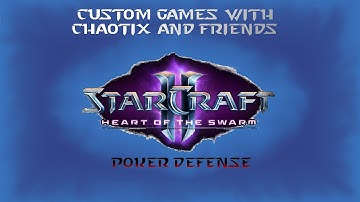SC2: HoTS Custom Game - Poker Defense