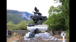 Mausoleo de Julián Gayarre, de Mariano Benlliure. Roncal, Navarra