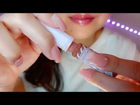 【ASMR】1分間マイメロコスメであなたにメイク✨💖