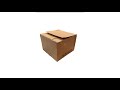 a cardboard box?