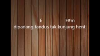 arwana angsa putihku (chord lirik)