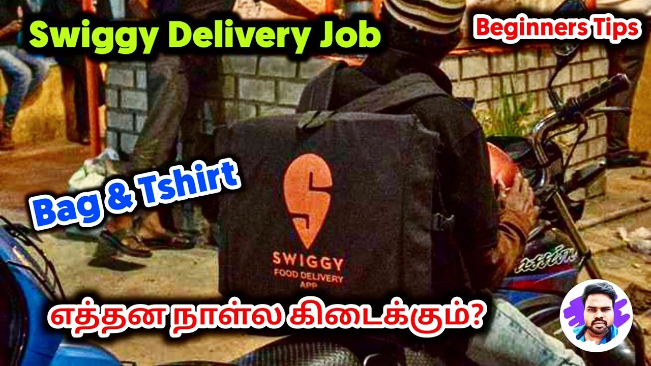 Image of Rider On Bike With Black And Orange Swiggy Food Delivery Bag  Hotcase Getting Ready To Deliver Food And Groceries For The Food Tech  Unicorn Startup-GJ894082-Picxy