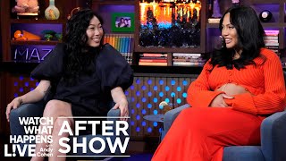 Ayesha Curry Sabered a Bottle of Champagne Behind This World Leader’s Head | WWHL