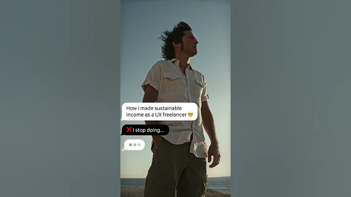 How I made sustainable income as a UX freelancer 💸 #freelancing #ux #makingmoneyonline #design