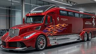 2026 Ferrari Inspired Ultra Luxury Motorhome Revealed – The $6,000,000 Futuristic Millionaire Camper