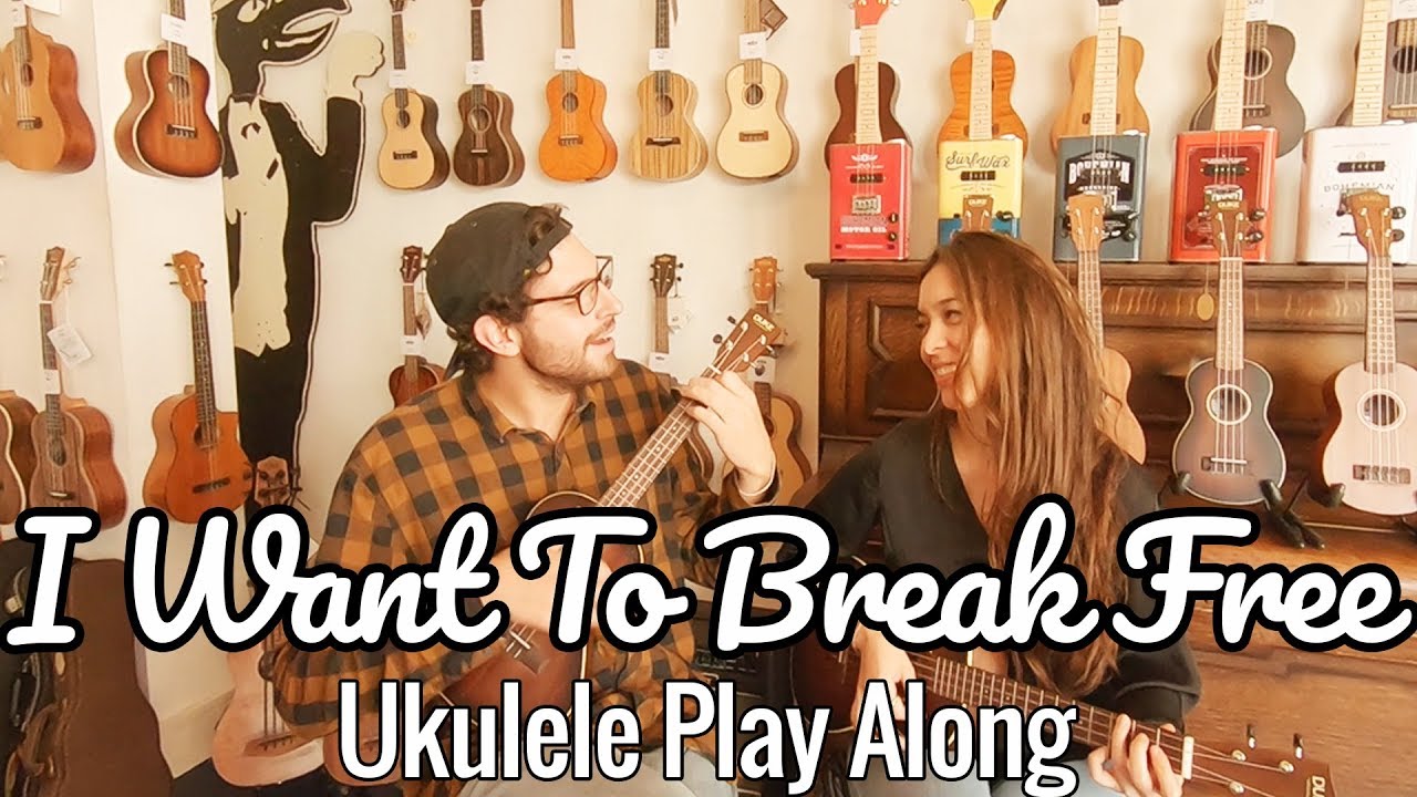 Queen - I Want To Break Free (Ukulele Cover / Play Along / Tutorial)