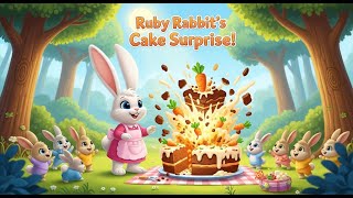 Ruby Rabbit’s Giant Carrot Cake Disaster 🐰🥕 | Funny Bunny Story with a Twist!