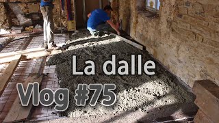 Pouring the concrete floor – Renovation vlog #75
