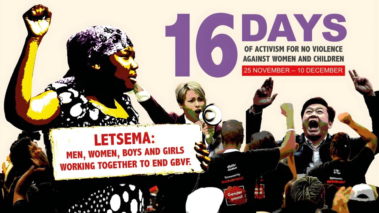 The Launch of 2025 the 16 Days of Activism for No Violence Against ...