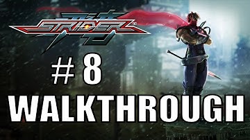 Strider Walkthrough Part 8 Military Headquarters PS4 PSN