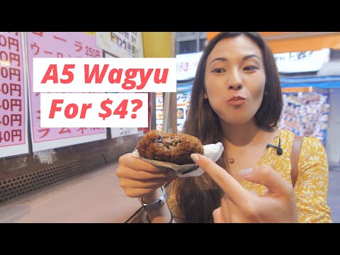 Must Eat Japanese Street Food at Ameyoko Market in Ueno, Tokyo