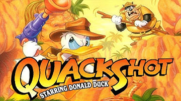 QUACKSHOT Mega Drive Walkthrough (starring Donald Duck) - Playthrough - Gameplay - Sega Genesis