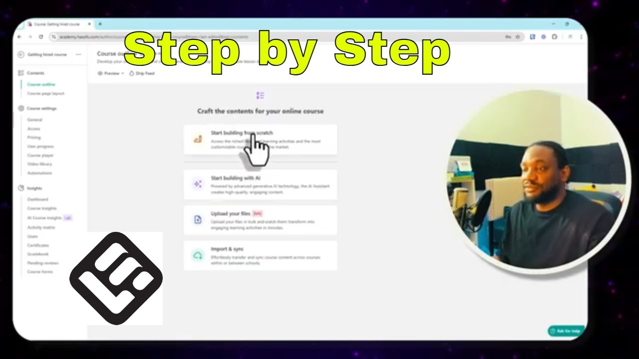 Using AI + LearnWorlds to Make an Online Course in 10 minutes - YouTube