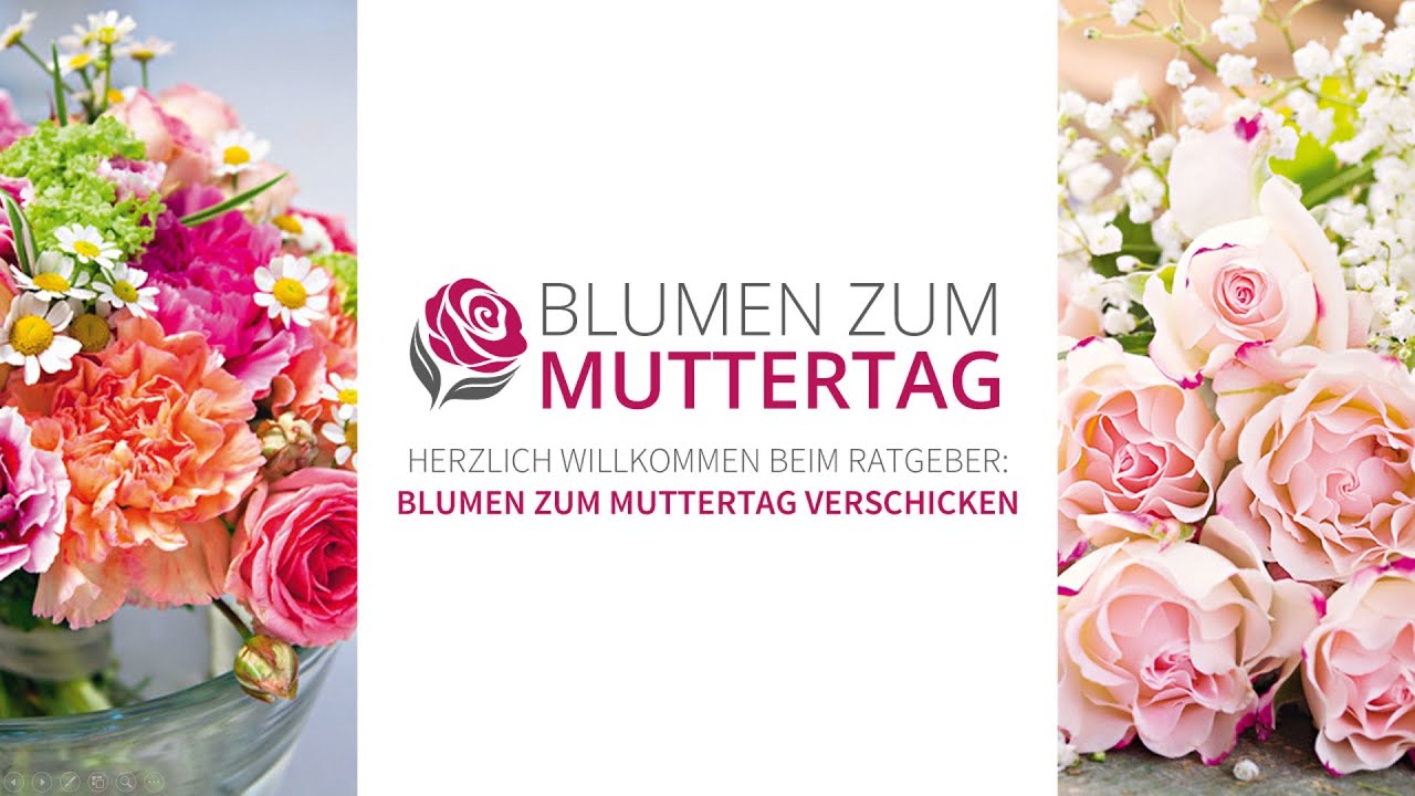 Blumen zum Muttertag verschicken - YouTube