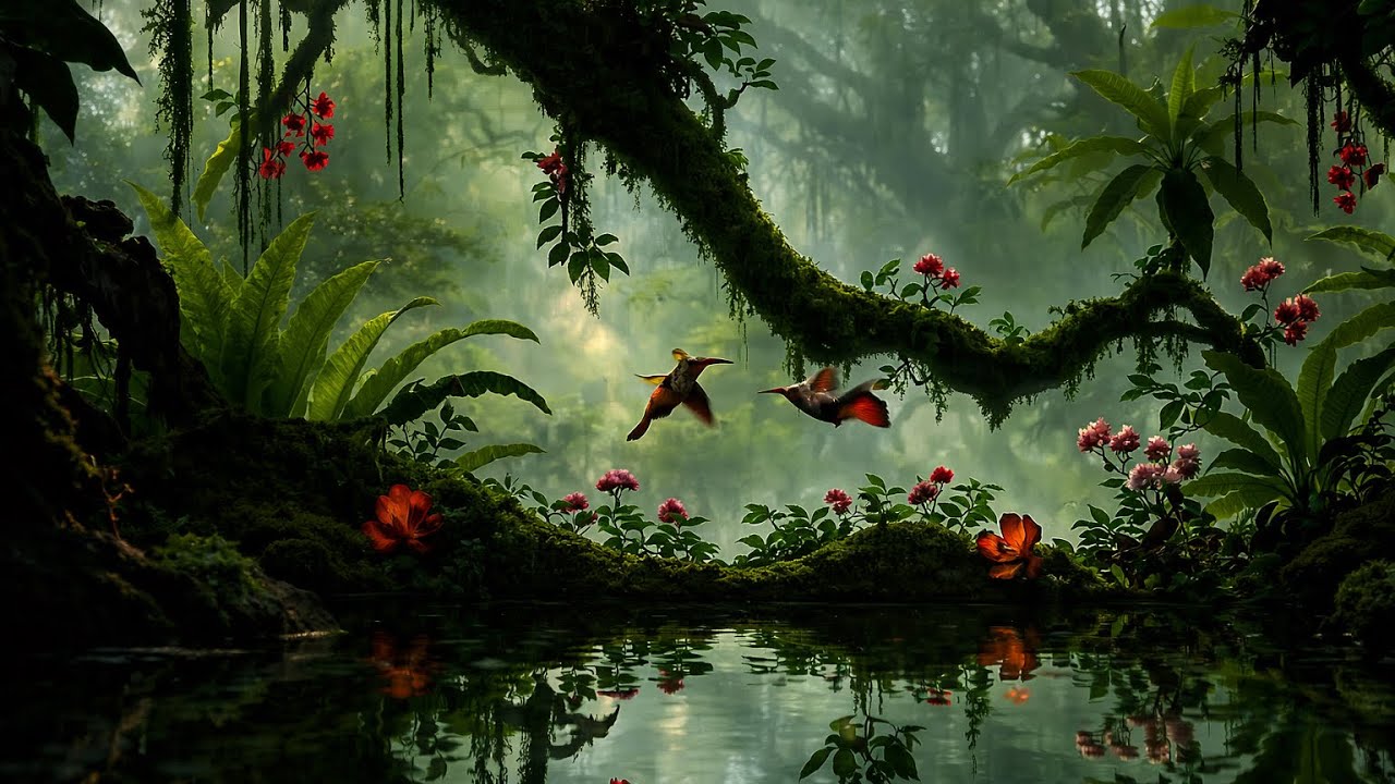 Forest Rain – 5 Stunden sanfter Regen & Vogelgezwitscher zum Einschlafen  Pure AI ASMR