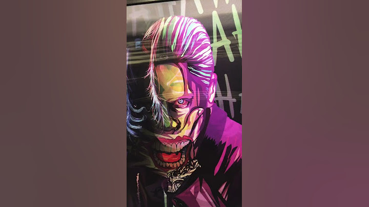 Harly Quinn with Joker Loveteam 3D picture frame