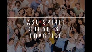 Arizona State University Spirit Squad 2018 - First Practice