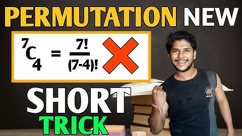 New Permutation (Kramachay)   Short Trick | Permutation Calculation Shortcut
