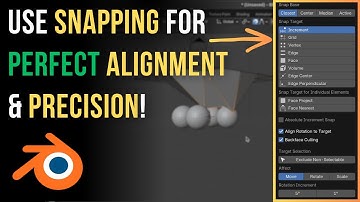 How to Use Snapping in Blender for Perfect Alignment and Precision!